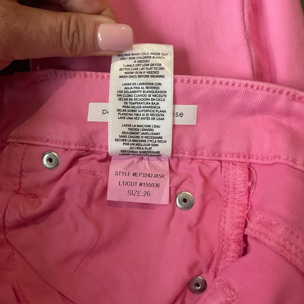 NWT STS Blue Ultra High rise croped Pink jeans 26 - Picture 8 of 10